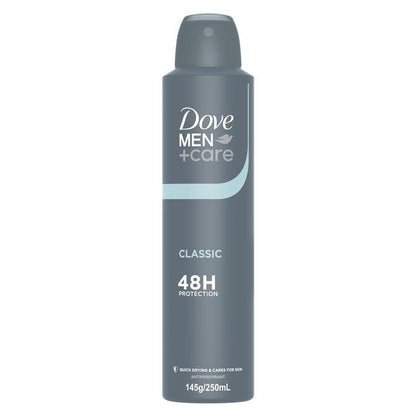 Dove Men+Care Classic 250ml Antiperspirant Spray - 48H, Alcohol-Free