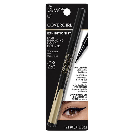 Covergirl Exhibitionist EyeLash Enhancing Liquid Liner 100 Matte Black – view 2