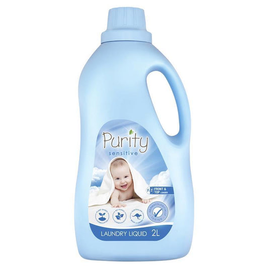 Purity Sensitive Laundry Liquid 2 Litres - Gentle Cleaning Power