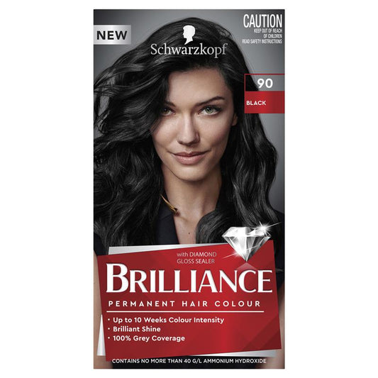 Schwarzkopf Brilliance 90 Black Hair Color - Permanent Fashion Shade – view 2