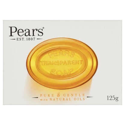 Pears Pure & Gentle Transparent Soap 125g – Natural Oils