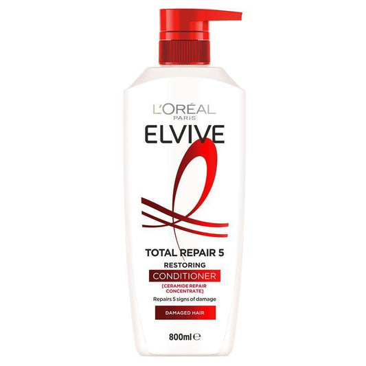 L'Oreal Elvive Total Repair S Conditioner 800ml - Comprehensive Repair for Damaged Hair