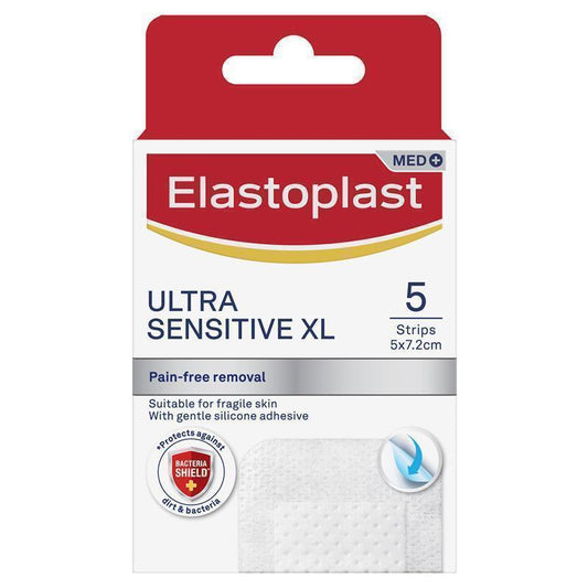 Elastoplast Ultra Sensitive Dressing XL - 5 Strips for Fragile Skin-Auzzi Store