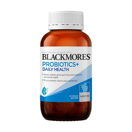 Blackmores Probiotics+ Daily Health 90 Capsules – 30 Billion CFU, 5 Strains - Auzzistore