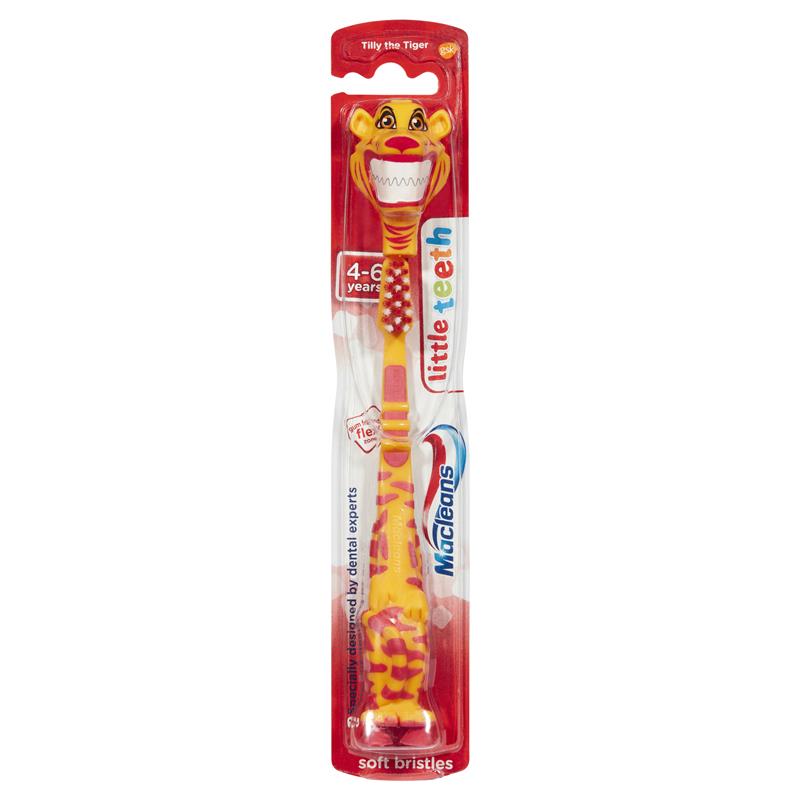 Macleans Little Teeth Soft Toothbrush for Kids 4-6 Years-Auzzi Store