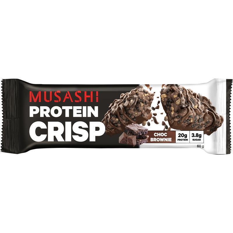 Musashi Protein Crisp - Choc Brownie 60g
