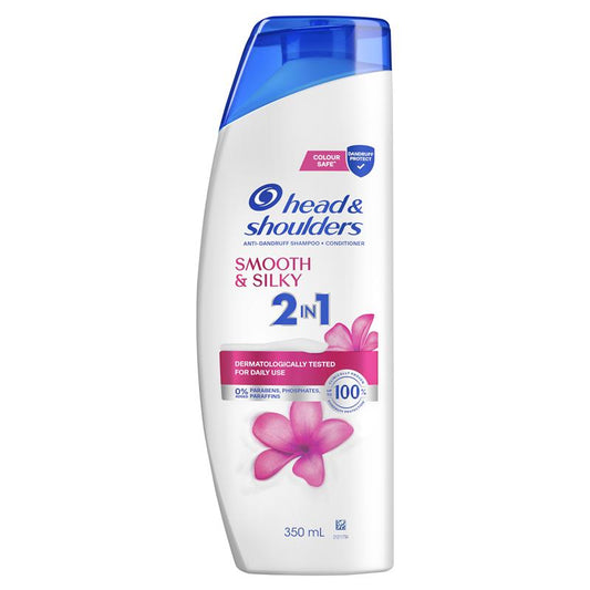 Head & Shoulders Smooth & Silky 2in1 Shampoo + Conditioner 350ml