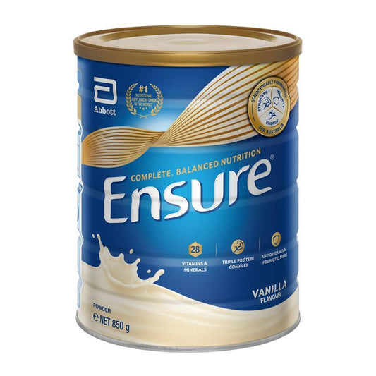 Ensure Vanilla Complete Nutrition Powder 850g – High Protein, Vitamins & Minerals - Auzzistore