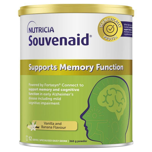 Souvenaid Powder Vanilla And Banana 360g - Nutritional Support for Brain Health