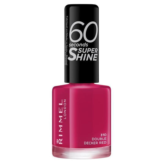 Rimmel 60 Seconds Nail Polish Double Decker Red - Auzzistore