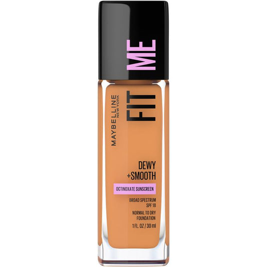 Maybelline Fit Me Dewy Smooth Foundation Toffee - Auzzistore