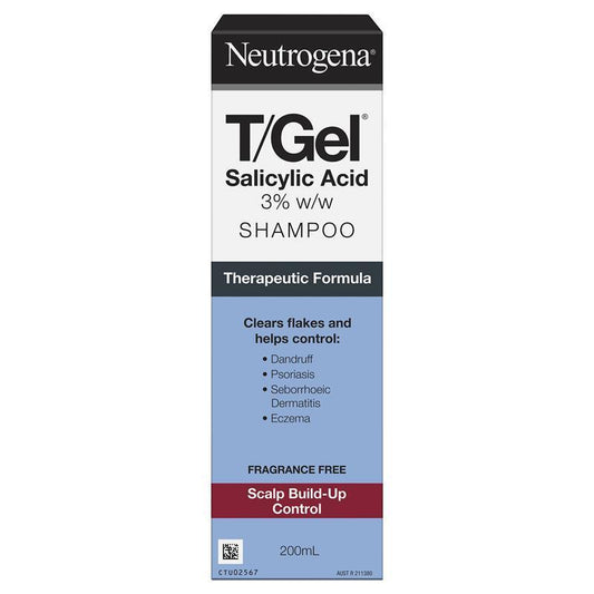 Neutrogena T/Gel Shampoo 200ml - Dandruff Control & Scalp Relief-Auzzi Store