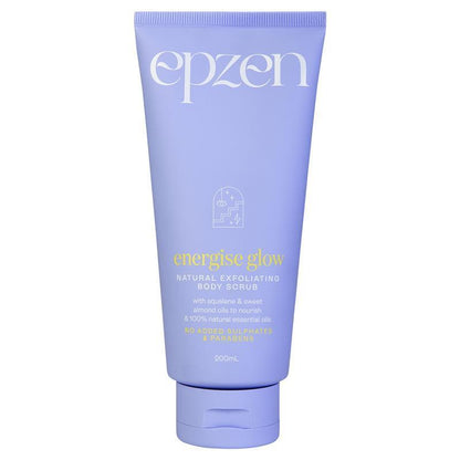 Epzen Energise Glow Natural Vegan Exfoliating Body Scrub 200ml
