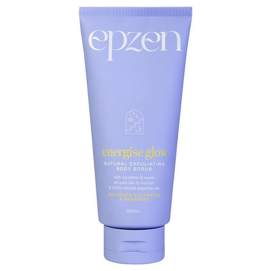 Epzen Energise Glow Natural Vegan Exfoliating Body Scrub 200ml