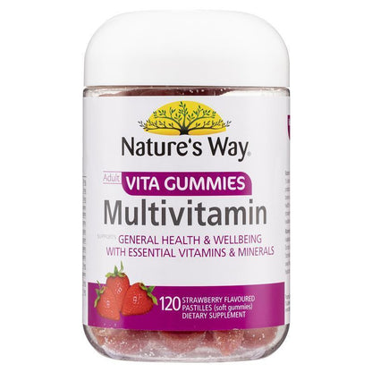 Nature's Way Adult Vita Gummies Multi-Vitamin 120 Gummies - Essential Nutrients-Auzzi Store