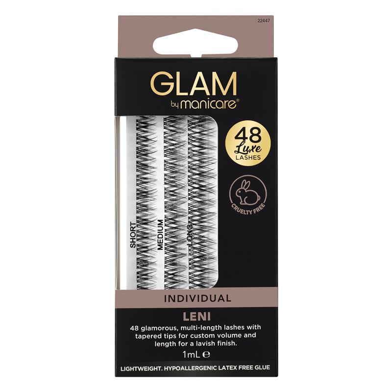 Glam By Manicare Leni Individual Lashes - 48 Count
