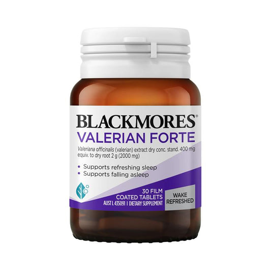 Blackmores Valerian Forte - 30 Tablets for Sleep Support - Auzzistore