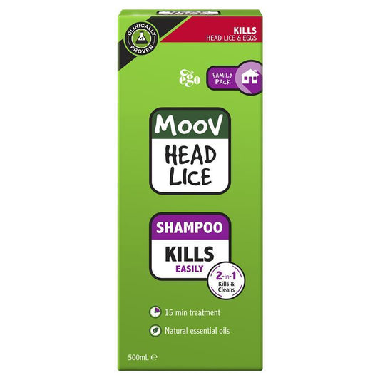 Moov Head Lice Shampoo - 500mL for Effective Lice Treatment-Auzzi Store