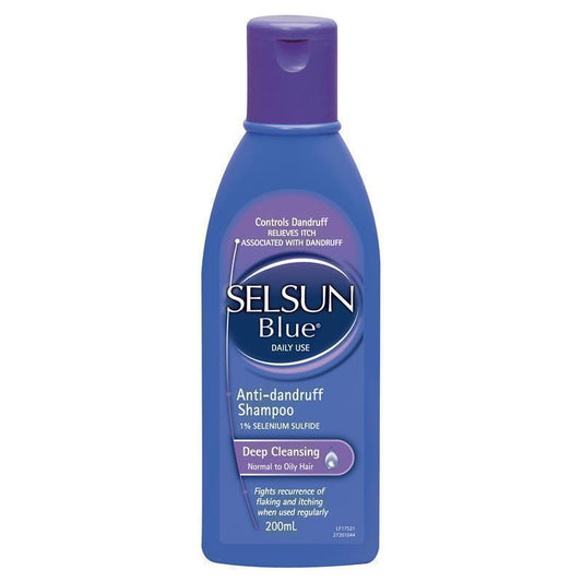 Selsun Blue Anti-Dandruff Shampoo - Deep Cleansing 200mL-Auzzi Store
