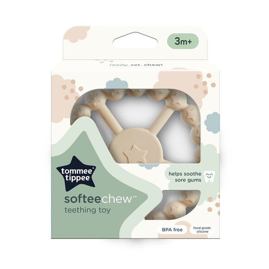 Tommee Tippee Softeechew Silicone Teether - Baby Teething Relief