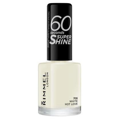 Rimmel 60 Seconds Nail Polish White Hot Love