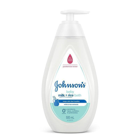 Johnsons Baby Bath Milk & Rice - 500mL - Auzzi Store