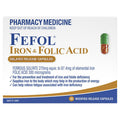 Fefol Iron and Folate Supplement - 30 Capsules for Energy and Vitality