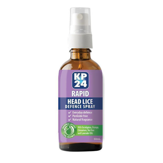 KP24 Rapid Head Lice/Nit Defence Spray 50ml - Everyday Protection - Auzzi Store