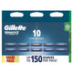 Gillette Mach 3 Turbo 3D Cartridges Value Pack 10 Count