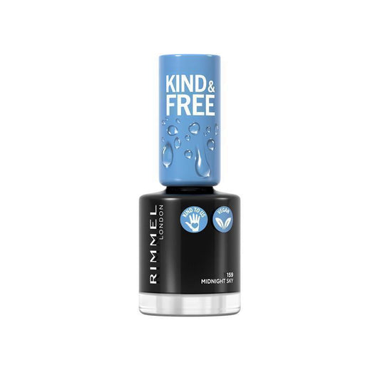 Rimmel Kind & Free Nail Polish 159 Midnight Sky - Auzzistore