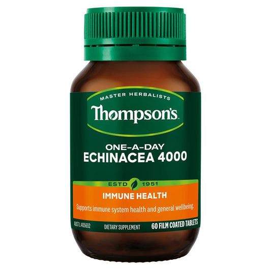 Thompson's One-A-Day Echinacea 4000mg 60 Tablets - Immune System Support-Auzzi Store