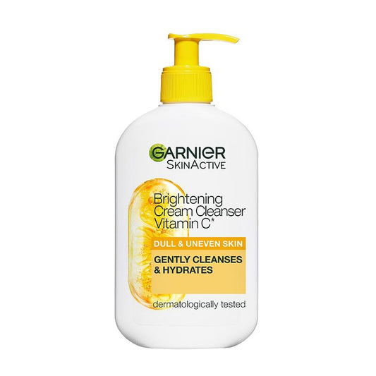 Garnier Vitamin C Cream Cleanser 250ml - Brighten Your Skin Naturally