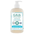 Gaia Natural Baby Hair & Body Wash 500ml - Gentle 2-in-1 Cleanser