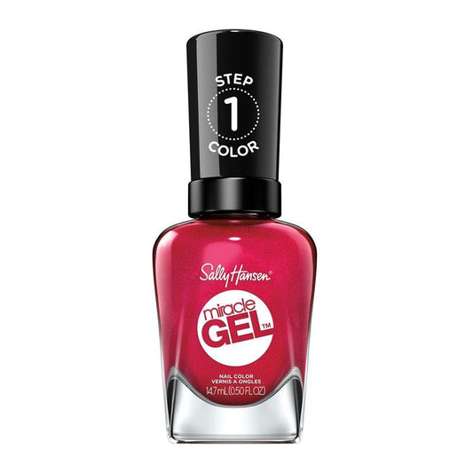 Sally Hansen Miracle Gel Nail Polish Bordeaux Glow 14.7ml - Auzzistore