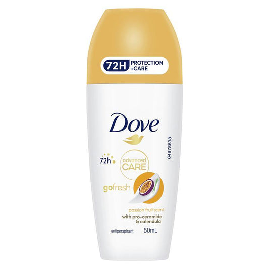 Dove Women Advanced Care Antiperspirant Deodorant 72h Roll On - Passionfruit 50ml-Auzzi Store
