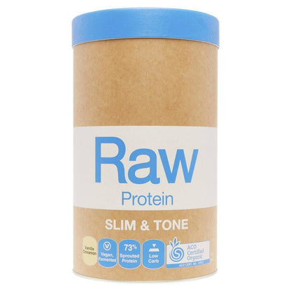 Amazonia RAW Slim & Tone Protein Vanilla & Cinnamon 1kg - Metabolism Support-Auzzi Store