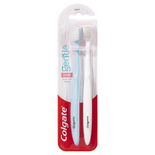 Colgate Gentle Clean Manual Toothbrush - 2 Pack