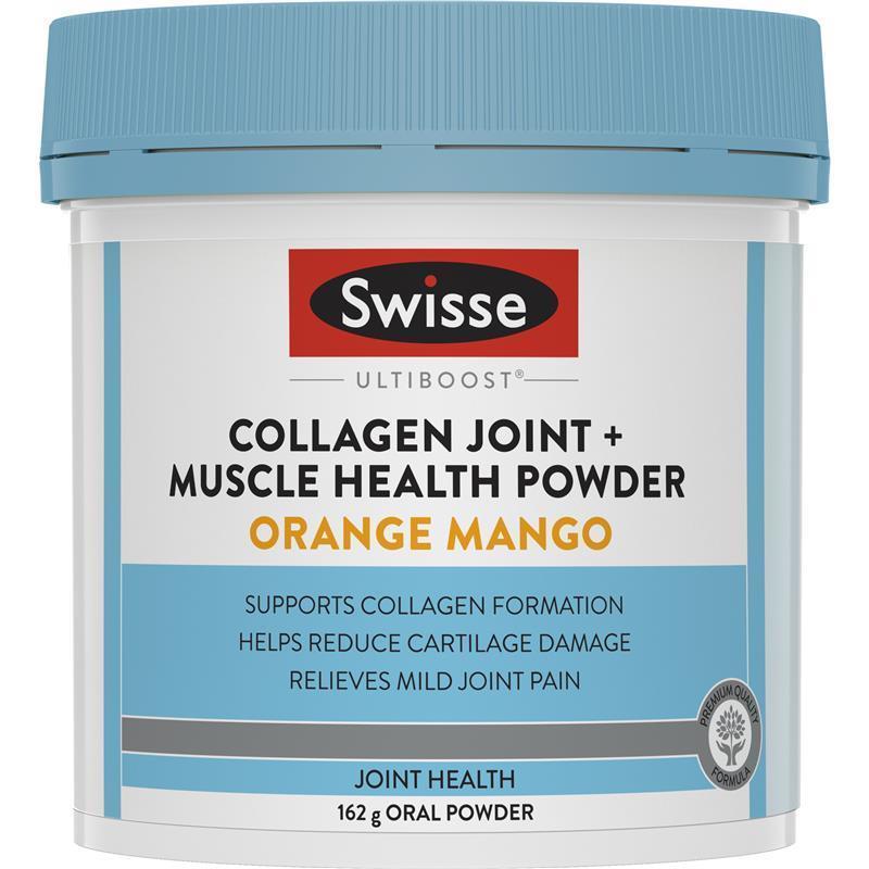Swisse Collagen Joint + Muscle Health Powder 162g - Support for Active Lifestyles
