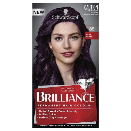 Schwarzkopf Brilliance 85 Violet Vision - Permanent Hair Color 60ml – view 2