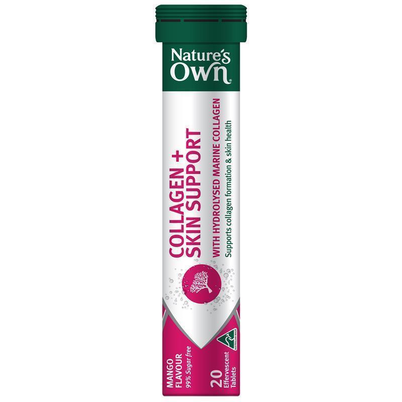 Nature's Own Marine Collagen Skin Support Effervescent Tablets 20