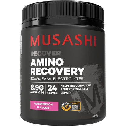 Musashi Amino Recovery Watermelon 350g - Hydration & Muscle Support-Auzzi Store