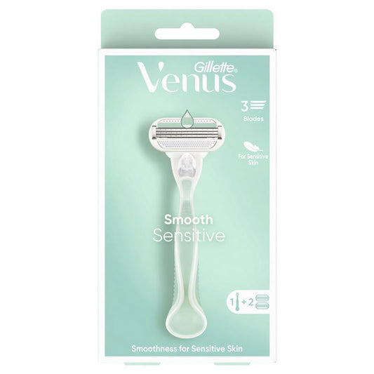 Gillette Venus Smooth Sensitive Razor Handle + 2 Refills