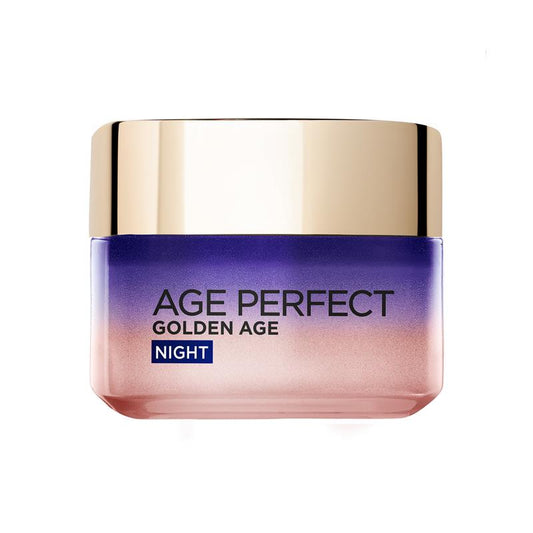 L'Oreal Paris Golden Age Re-Densifying Night Cream 50ml - Revitalize Mature Skin - Auzzistore