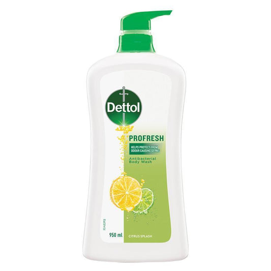 Dettol ProFresh Citrus Splash Shower Gel 950ml – Odor Protection