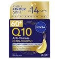NIVEA Q10 Anti-Wrinkle Extra Nourish Night Cream 50ml - Deep Restoring Formula