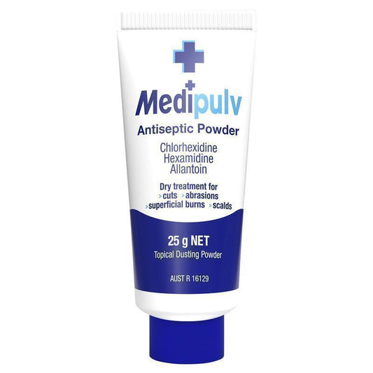 Medi Pulv Antiseptic Powder - 25g for Cuts and Burns-Auzzi Store