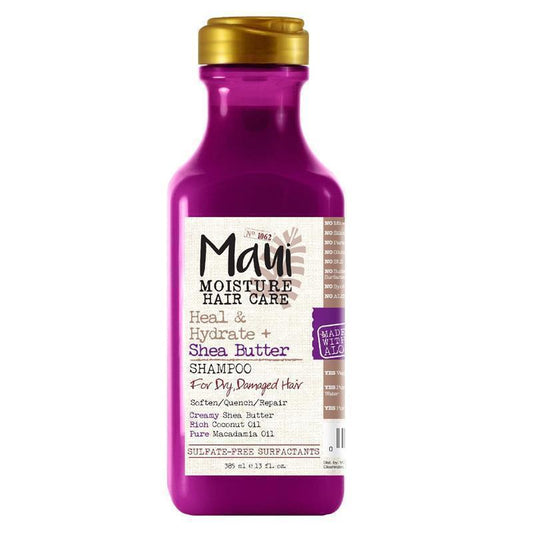 Maui Moisture Heal & Hydrate + Shea Butter Shampoo for Dry & Damaged Hair 385mL - Auzzi Store