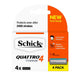Schick Quattro 4 Titanium Men's Refill Razor Blades - 4 Pack - Auzzistore