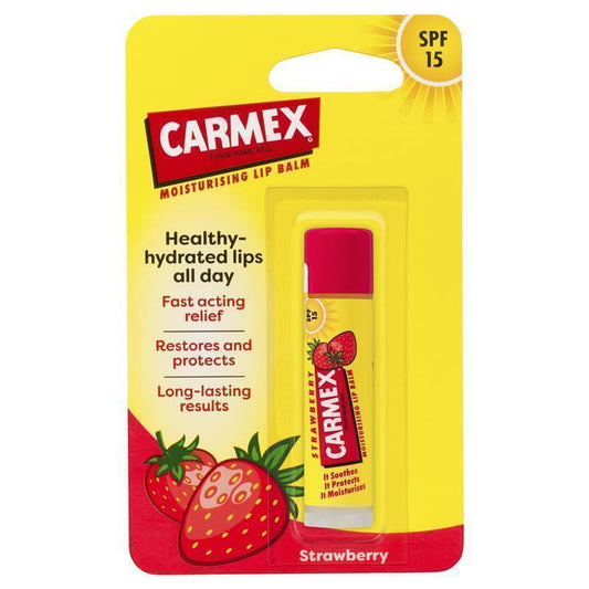 Carmex Lip Balm Strawberry ClickStick SPF15 - 4.25g-Auzzi Store