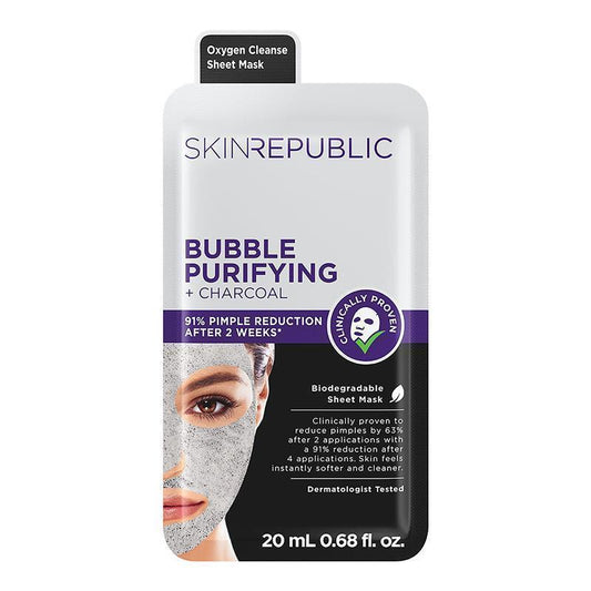 Skin Republic Bubble Purifying Charcoal Face Mask - 20ml-Auzzi Store